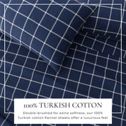Turkish Cotton Flannel Sheet - Belle Collection