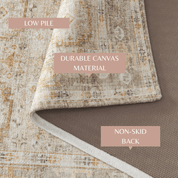 Medallion Machine Washable Accent Area Rug 5' x 7' - Nava Collection