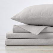 Cotton Solid Flannel Sheet - Nordic Collection