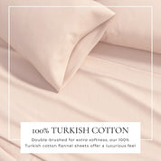 Cotton Solid Flannel Sheet - Nordic Collection