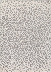 Beige Liversedge Leopard Print Area Rug