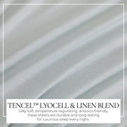 TENCEL™ Lyocell & Linen Blend Sheet Set - Magdalena Collection