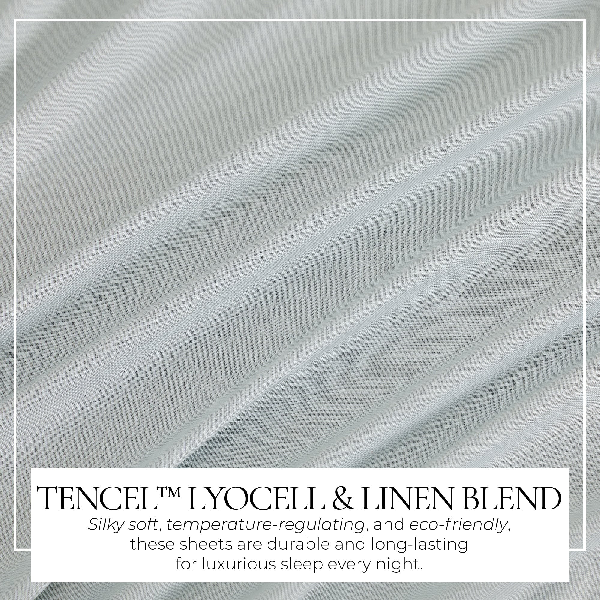 TENCEL™ Lyocell & Linen Blend Sheet Set - Magdalena Collection