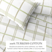 Turkish Cotton Flannel Sheet - Belle Collection