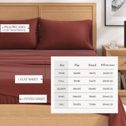 Cotton Solid Flannel Sheet - Nordic Collection