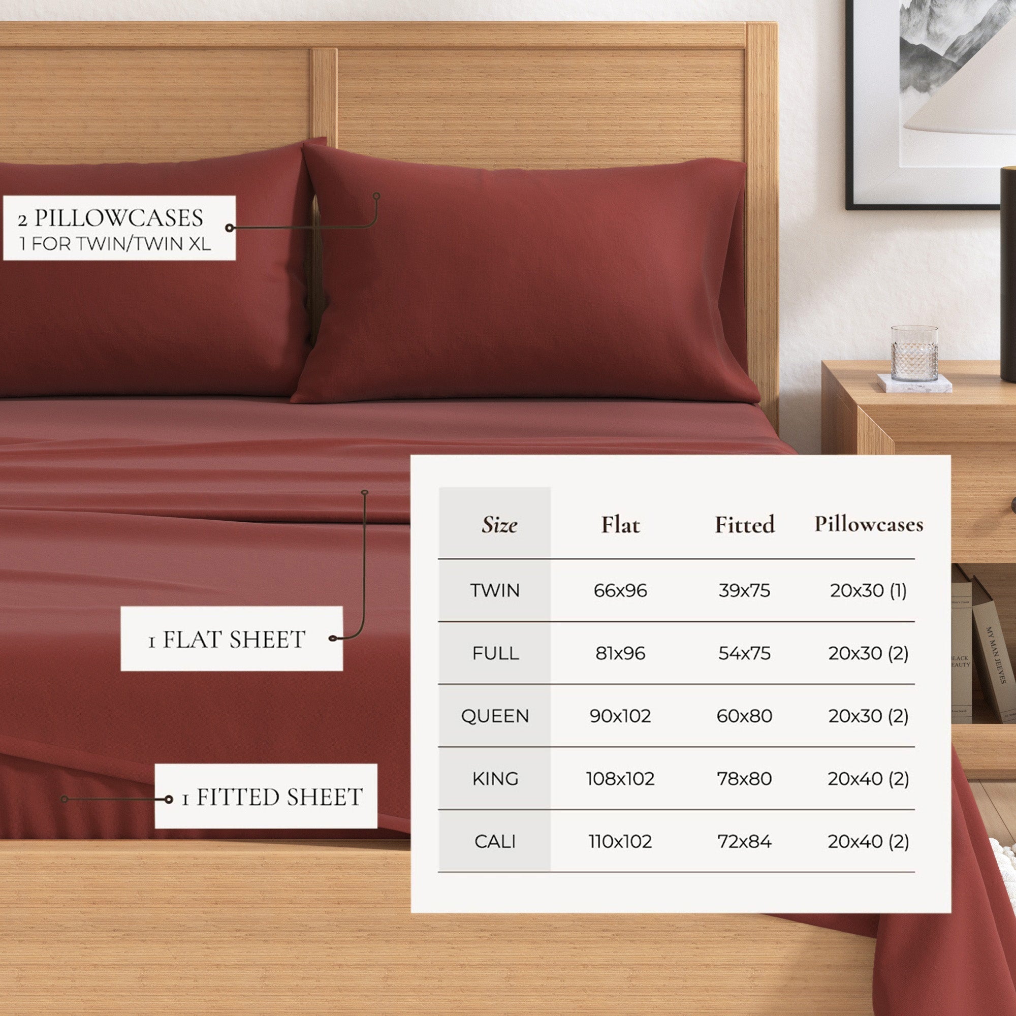 Cotton Solid Flannel Sheet - Nordic Collection