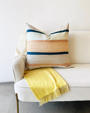 Yellow Ombre Throw Blanket