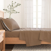 Cotton Solid Flannel Sheet - Nordic Collection