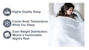 Opulence Glacier Blanket | Cooling & Weighted