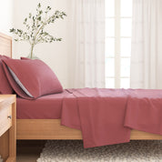 Cotton Solid Flannel Sheet - Nordic Collection