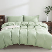 100% Linen Duvet Cover - Sage Duvet Cover Only