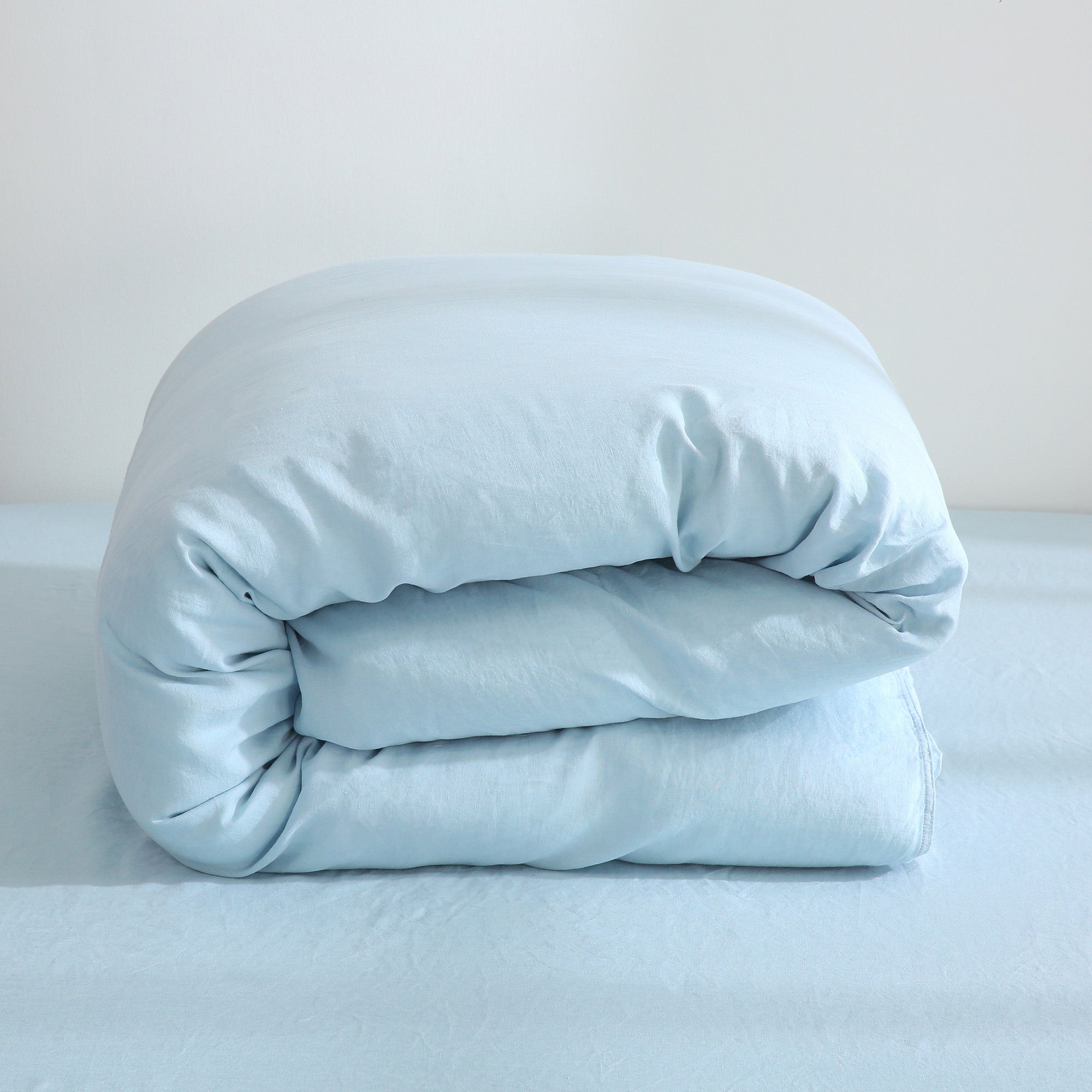 100% Linen Duvet Cover - Blue Duvet Cover Only