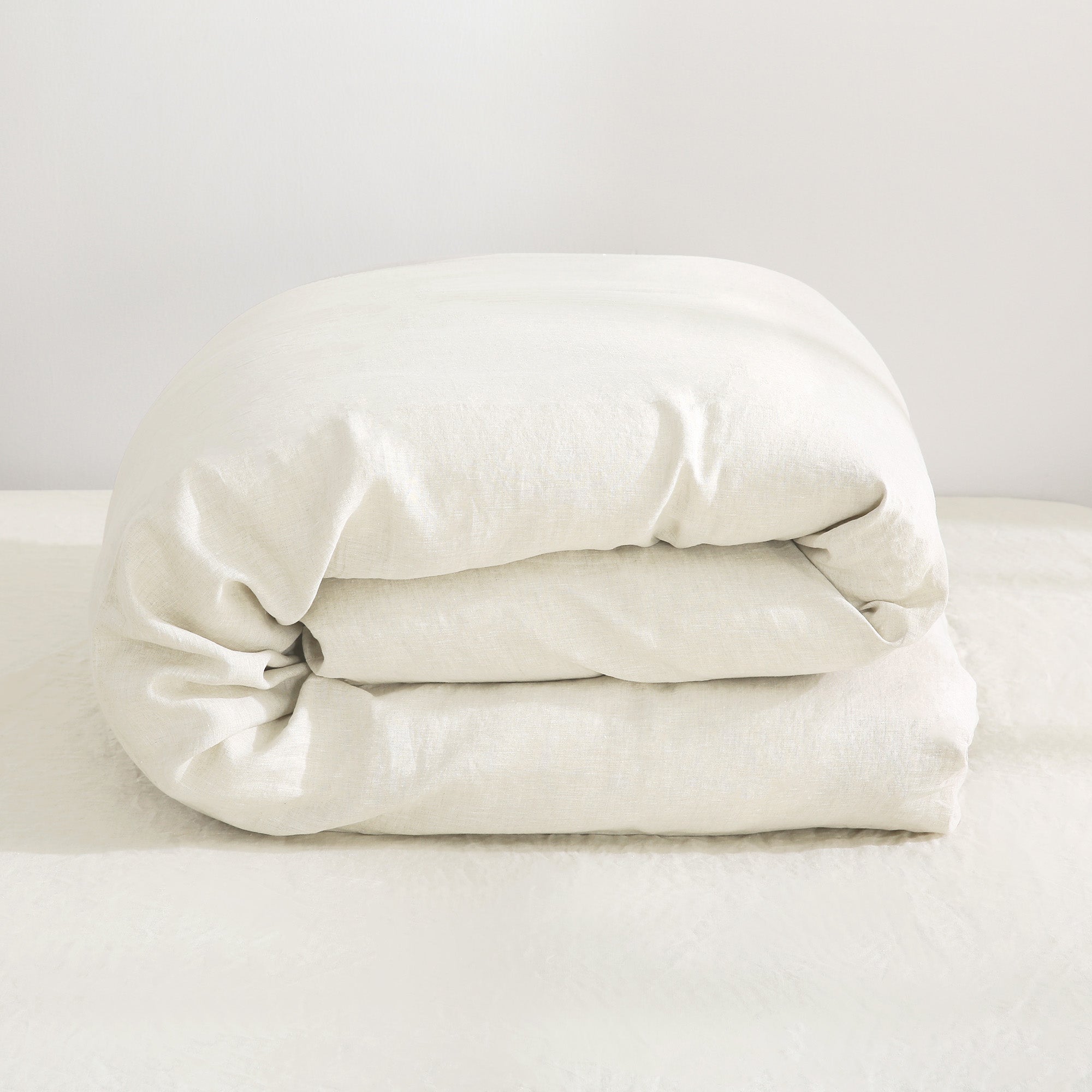 100% Linen Duvet Cover - Cream White Duvet Cover Only