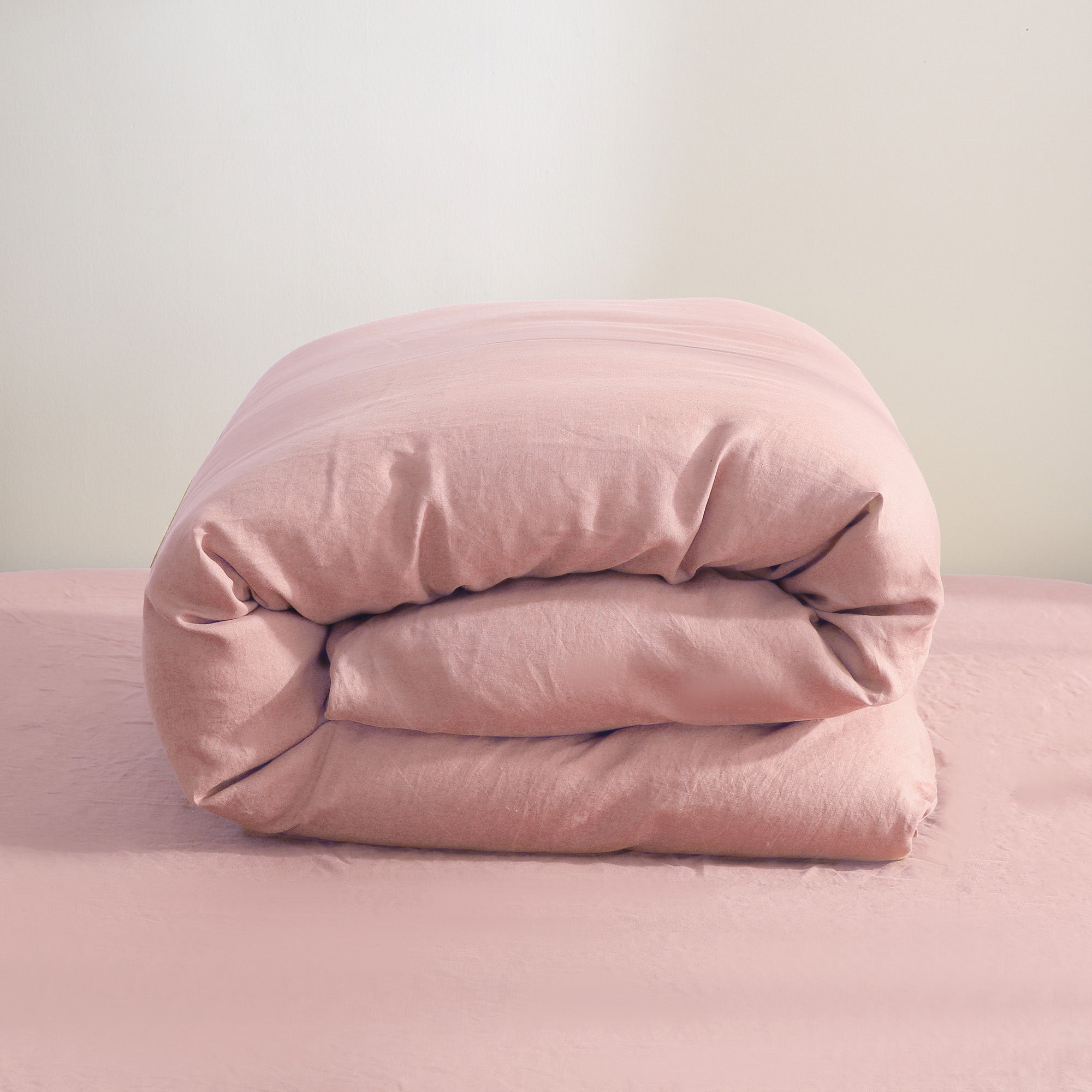 100% Linen Duvet Cover - Pink Duvet Cover Only