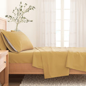 Cotton Solid Flannel Sheet - Nordic Collection