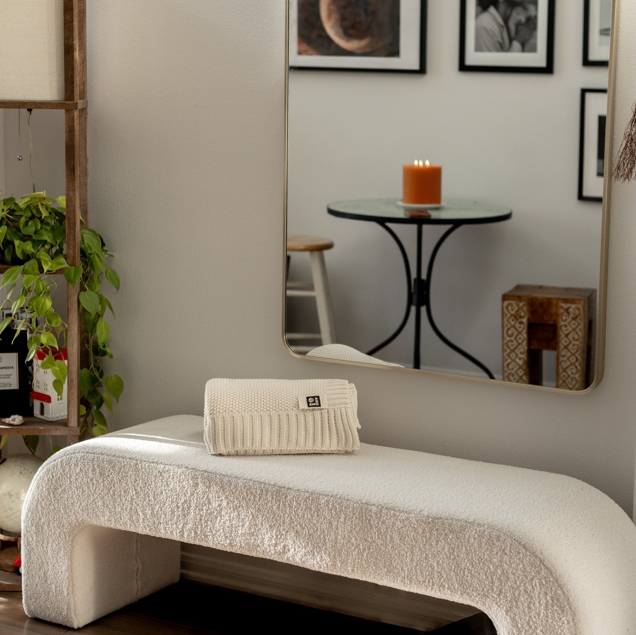 Regenerative Organic Knitted Blanket