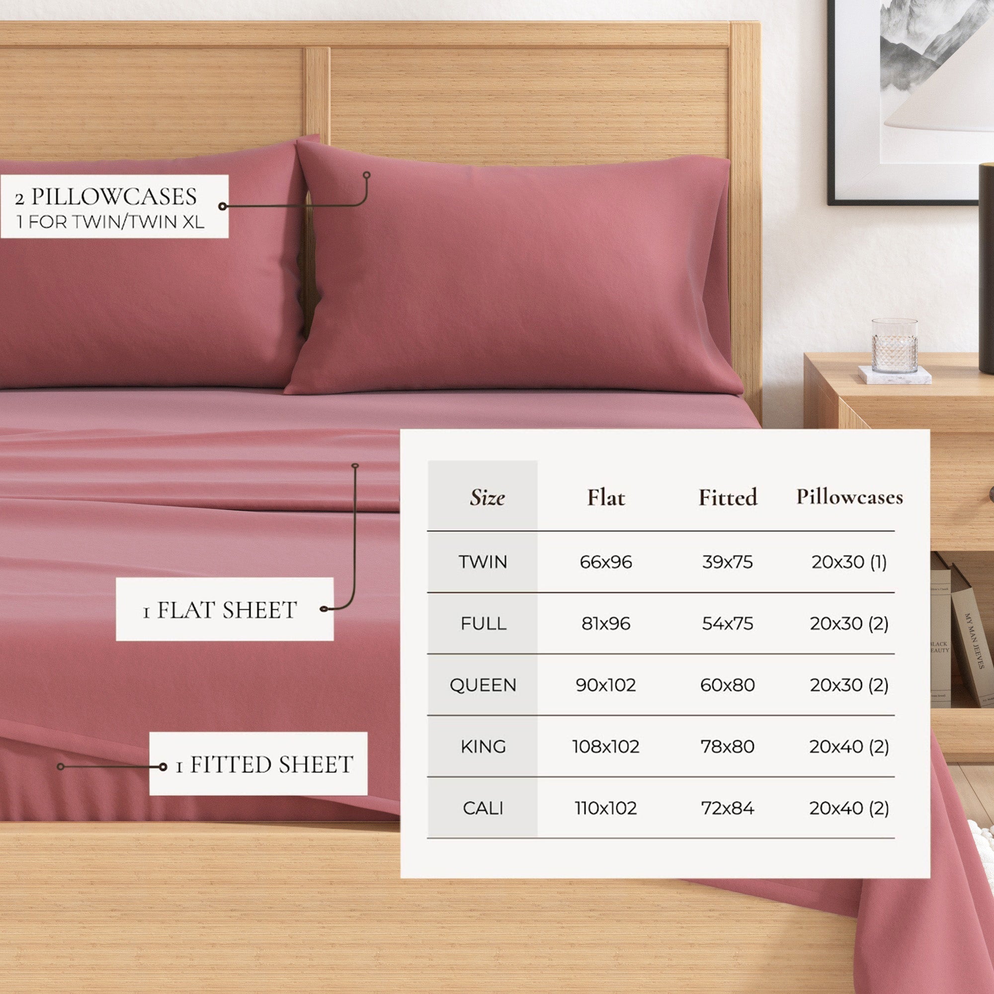 Cotton Solid Flannel Sheet - Nordic Collection