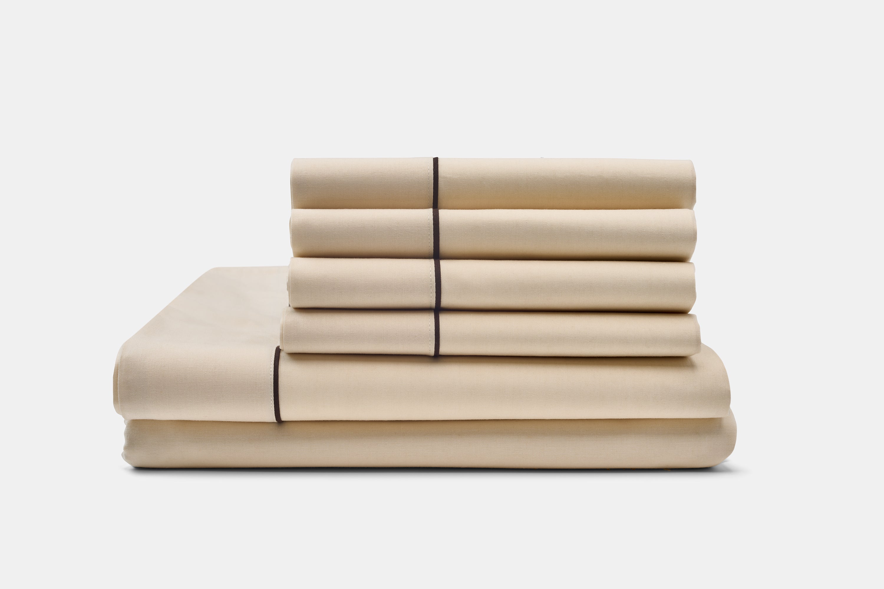 USA Grown/Organic Cotton Sheet Set with Piping