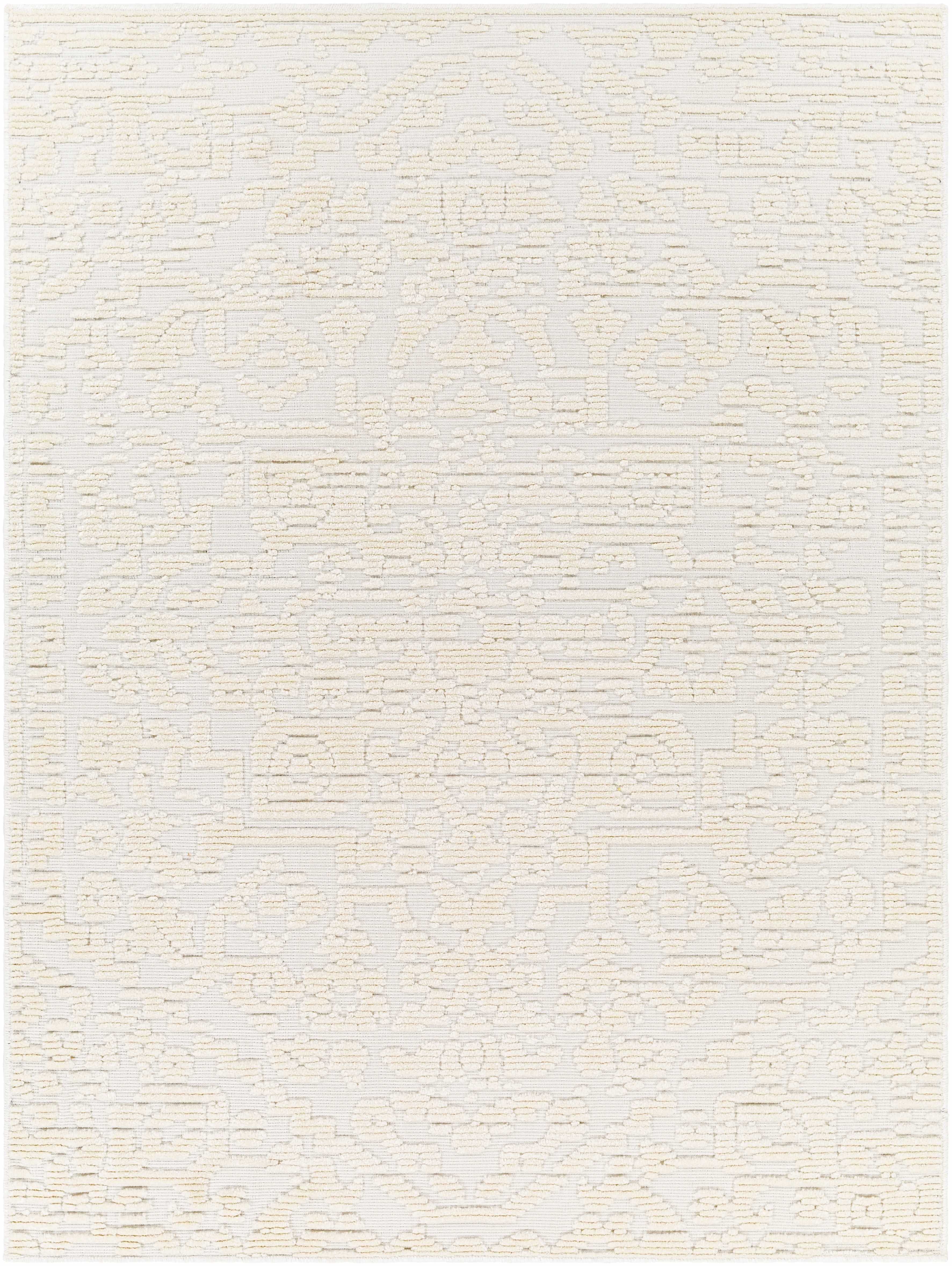 Beren Cream Washable Area Rug
