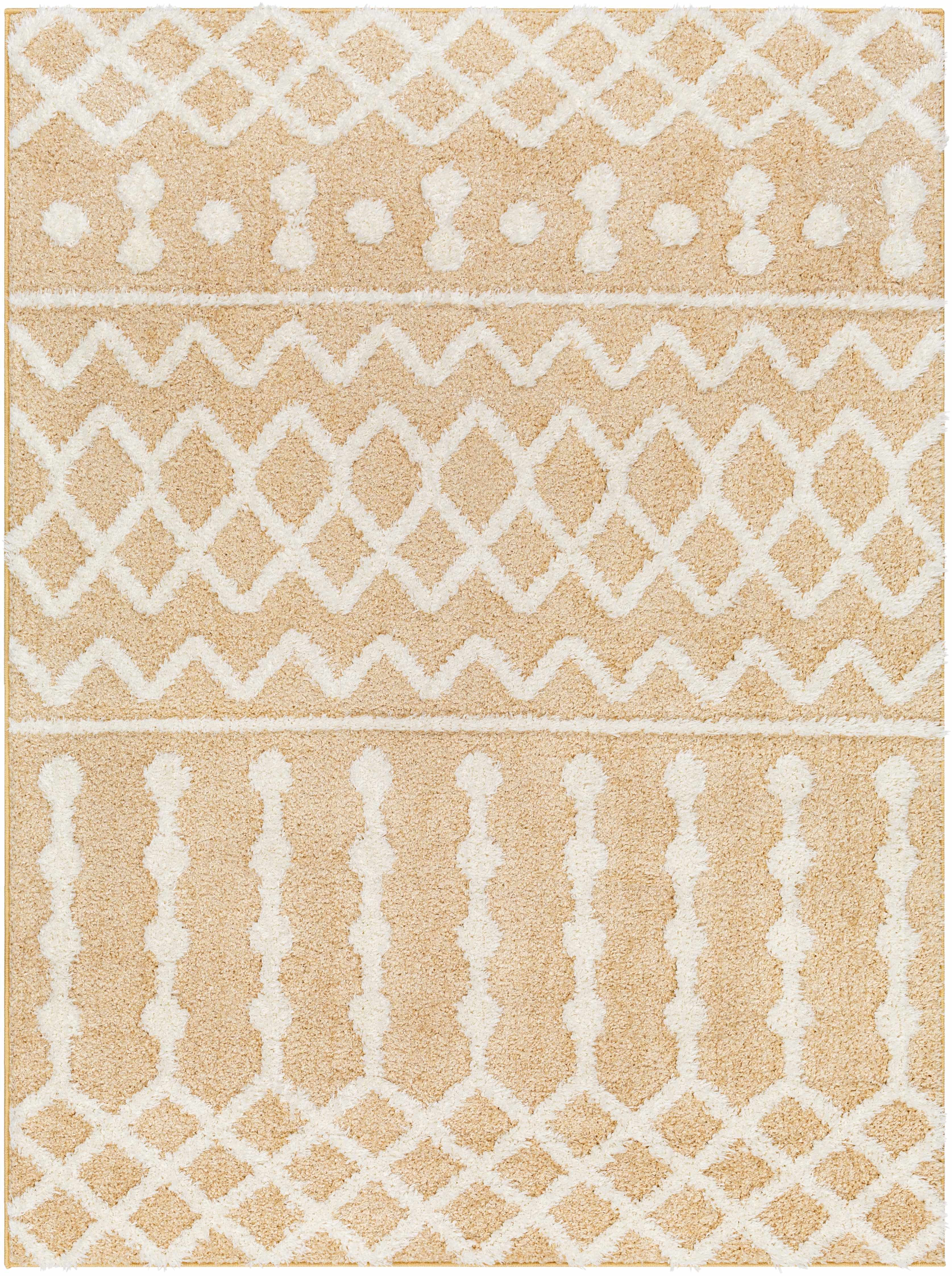 Ilyas Camel Plush Area Rug