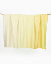 Yellow Ombre Merino Throw