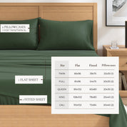 Cotton Solid Flannel Sheet - Nordic Collection