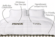 The Twovet Comforter | Couples Comforter "The Duvet for Two"