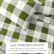 Turkish Cotton Flannel Sheet - Belle Collection