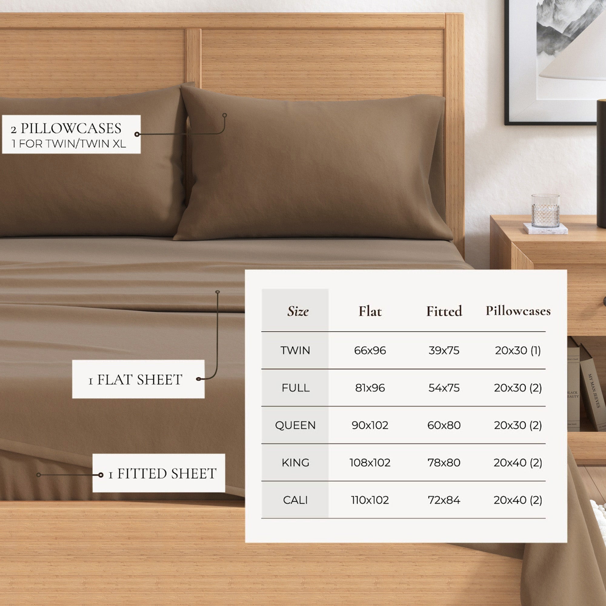 Cotton Solid Flannel Sheet - Nordic Collection