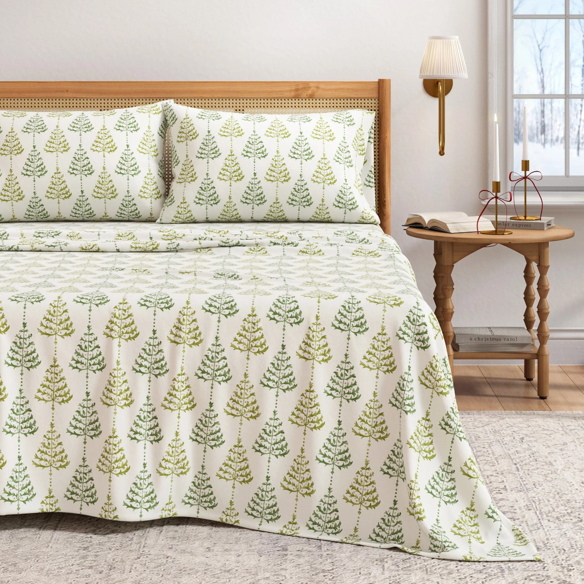 Turkish Cotton Flannel Sheet Set - Elevated Holiday Collection