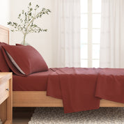 Cotton Solid Flannel Sheet - Nordic Collection