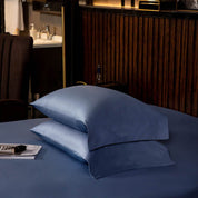 Pillowcases from the Baron Blue Bedding Set