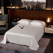 Flat sheet and pillowcases from Regal White Bedding Set