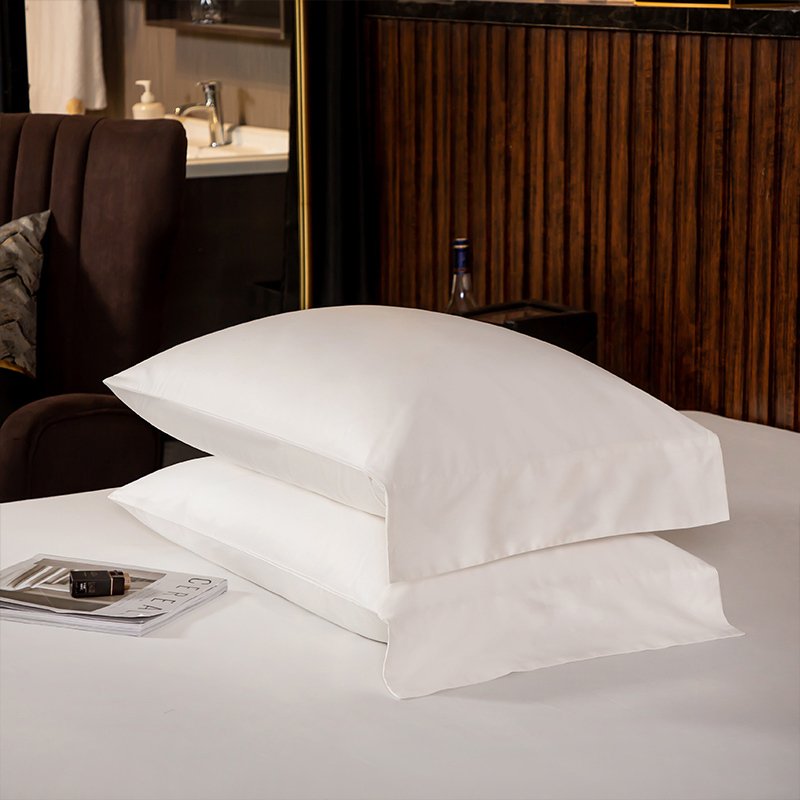 Pillowcases from the Regal White Bedding Set