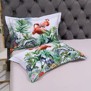 Pillows from the Flamingo Jungle Bedding Set