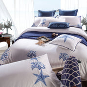 Pillowcases and bedding from the Beach Coastal Bedding Set - Castle Home